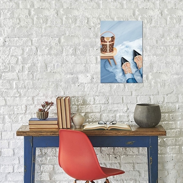 iCanvas "Louis Vuitton Monogram Bag & Valentino Heels" by CeCe Guidi Gallery-Wrapped Canvas Print
