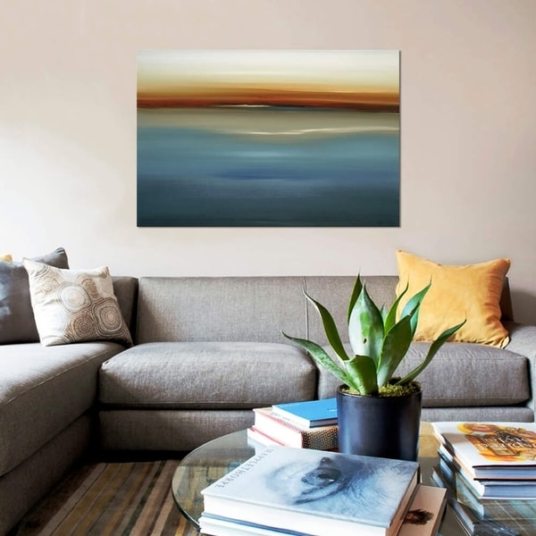 iCanvas "Beside the Blue II" by Lisa Ridgers Gallery-Wrapped Canvas Print