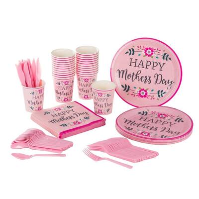 Jestar 96Pcs Donut Sweet One Birthday Party Decorations Tableware For 1st Birthday, Donut Theme Supplies Plates And Napkin, Forks, Serve 24