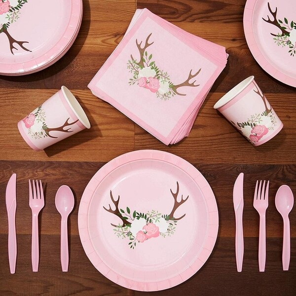 baby shower disposable tableware