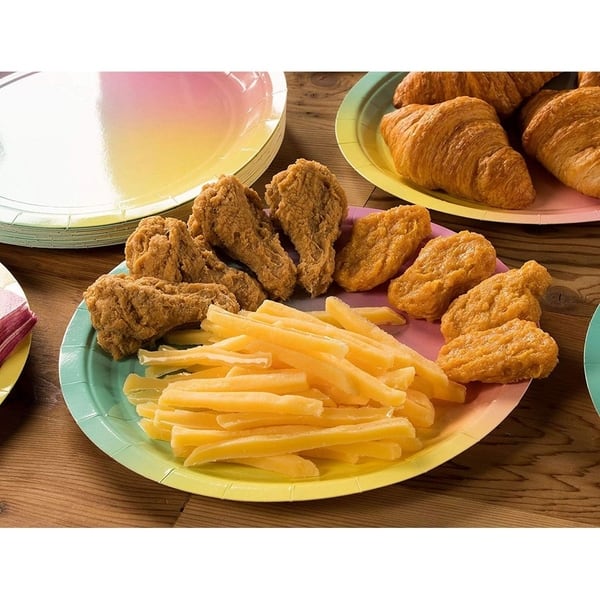 Ombre Party Supplies-Disposable Tableware for Birthday Party