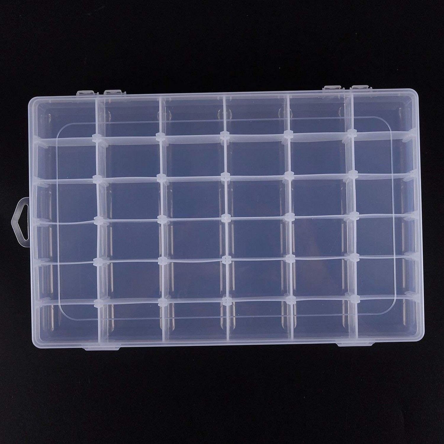 JINGT Clear Plastic Jewelry Bead Storage Box 3 Layers Container Organizer  Case Craft 
