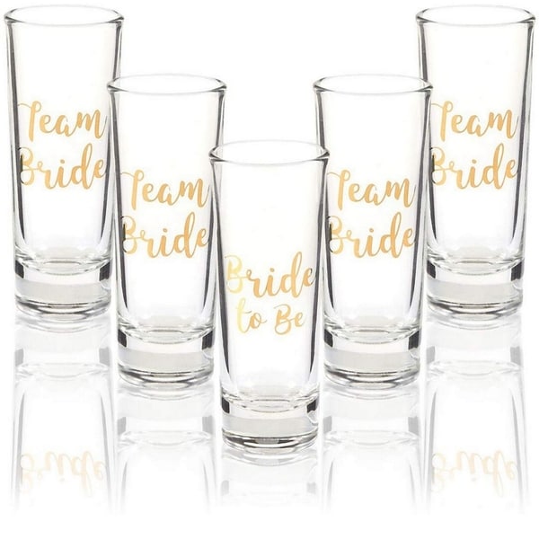 8X TEAM BRIDE /& 1X BRIDE TO BE SHOT GLASSES GLASS HEN PARTY NIGHT DO BRIDE TO BE