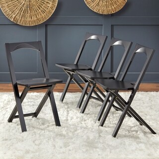 Simple Living Bonus Folding Chairs (Set of 4) (Black)