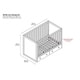 preview thumbnail 10 of 9, The Novogratz Rue 3-in-1 Convertible Baby crib with Storage Drawer