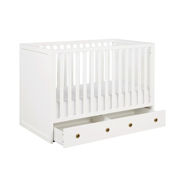 convertible crib with storage drawer