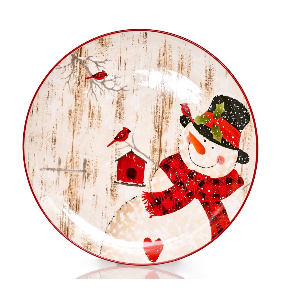 Red Vanilla Frosty's Magical Platter 14.5"