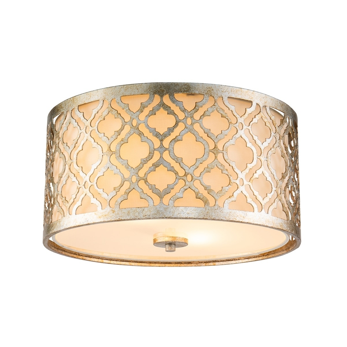 Modern Wall Sconce Light-Aged Brass with Wrap Around Shade/Crystal Accents-FS 