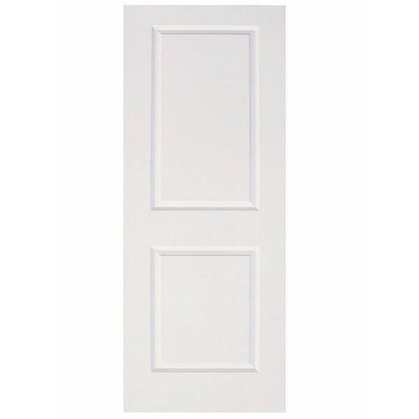 Calhome 30 In X 80 In White Primed Mdf Raised 2 Panel Shaker Interior Door Slab Overstock