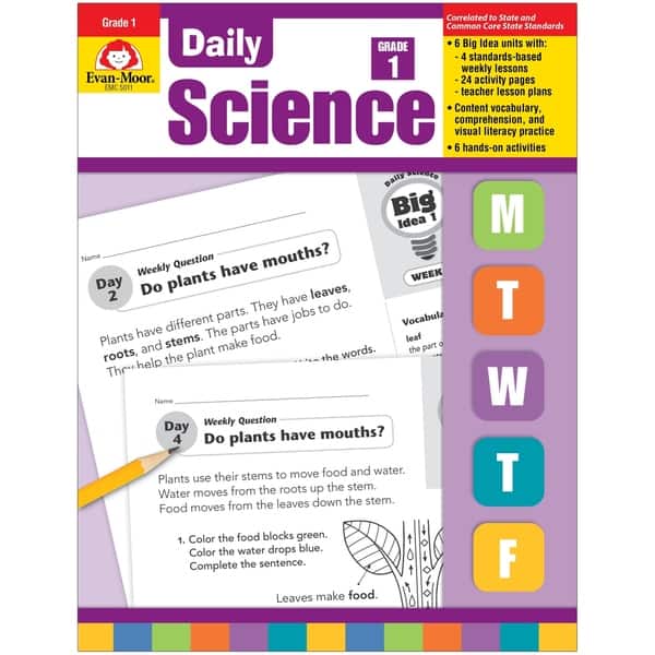 slide 1 of 1, Evan-Moor® Daily Science Book, Grade 1
