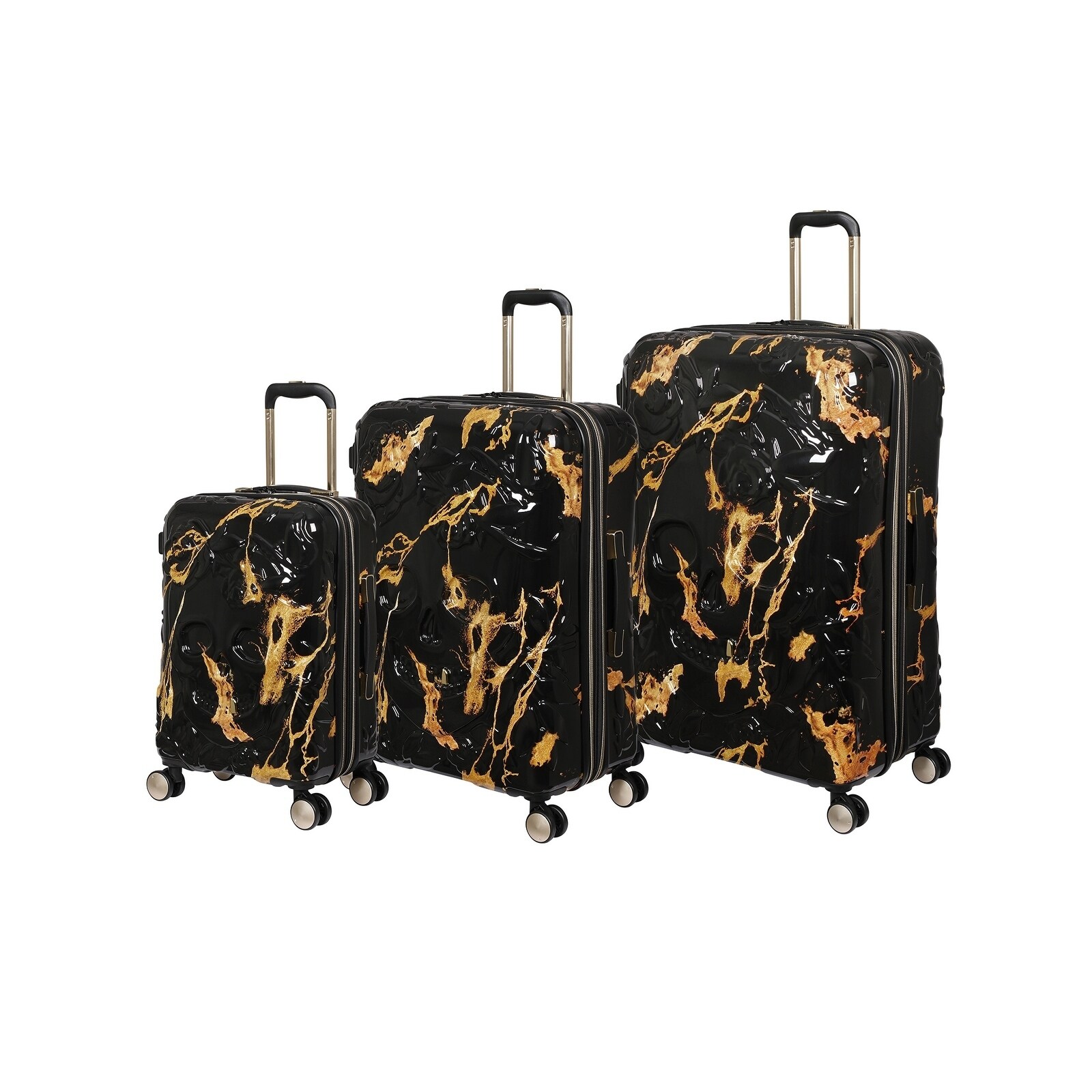 skull luggage sets