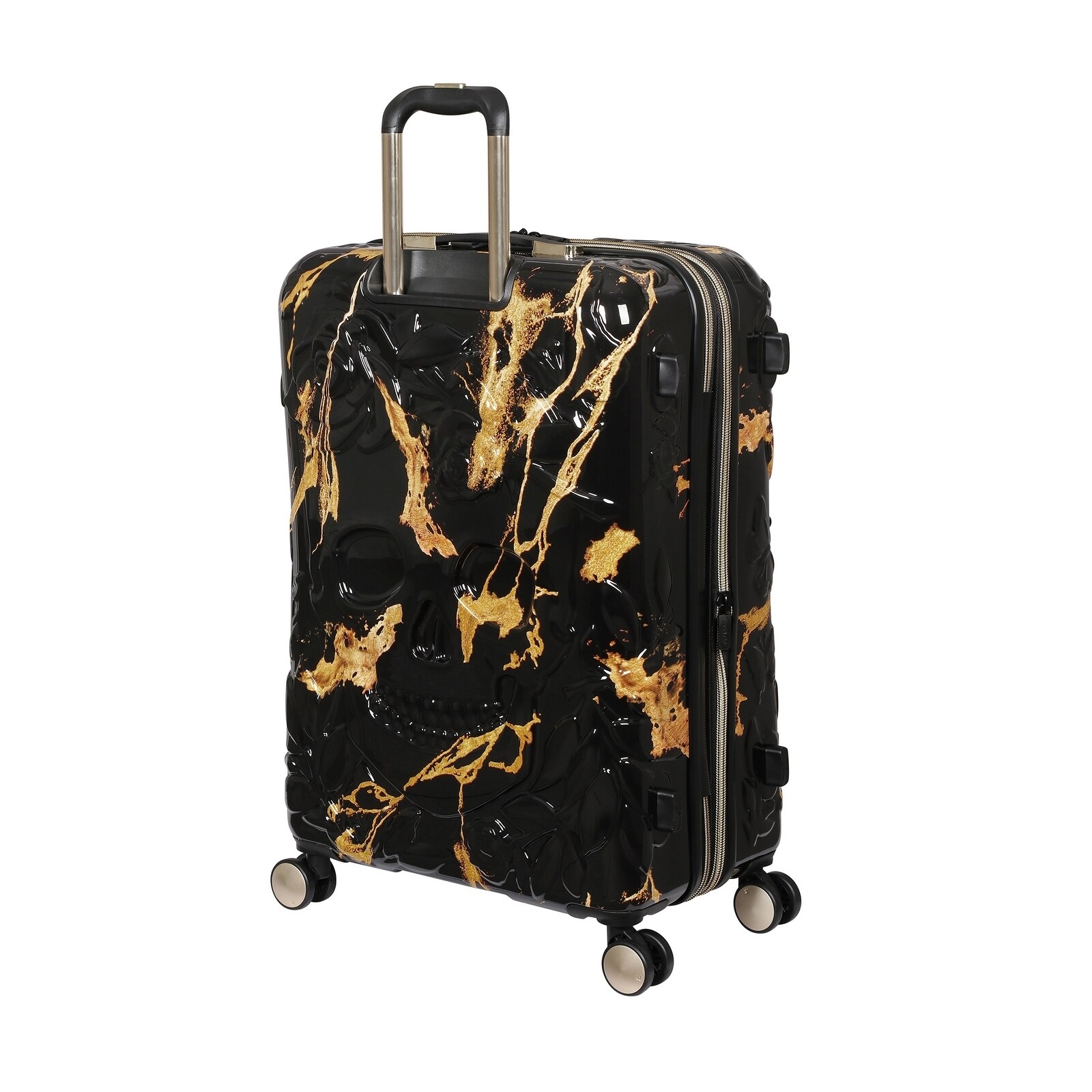 skull hard shell suitcase