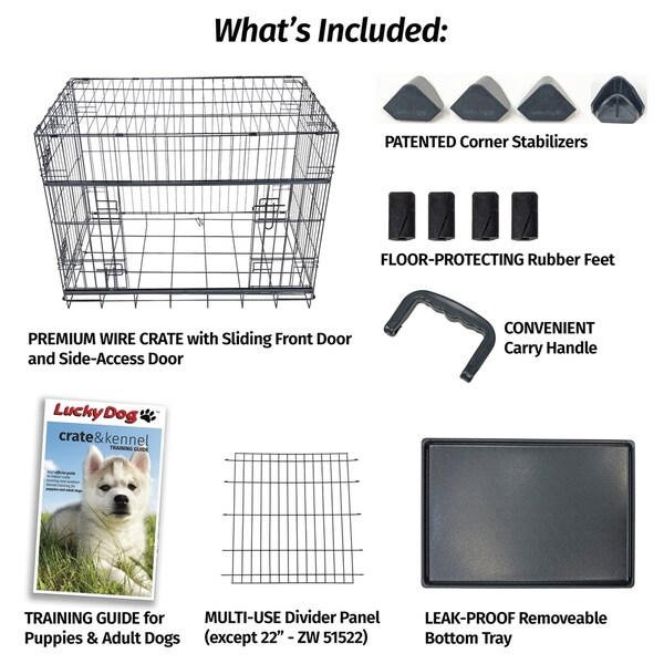 lucky dog wire training crate