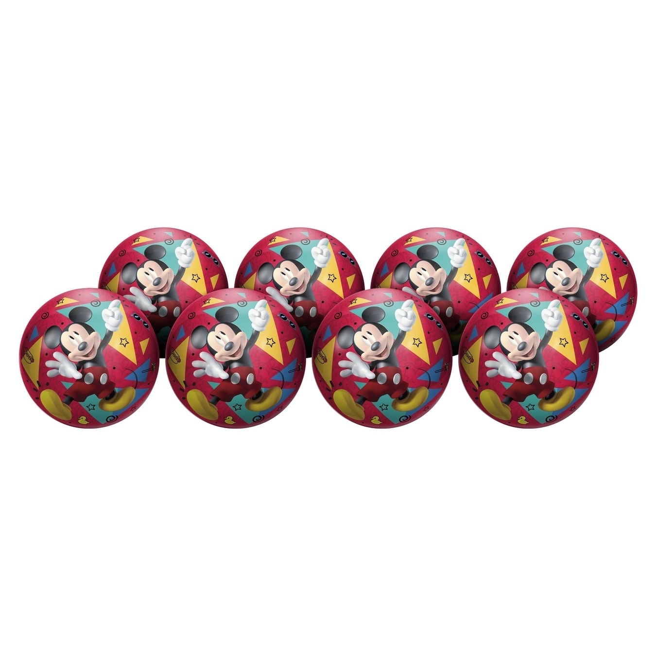 Mickey Mouse #6 Playball Deflate Party Pack - 8 Pack