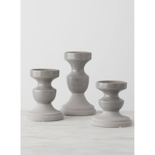 slide 2 of 4, Sullivans Pillar Candle Holder - Set of 3
