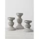 preview thumbnail 1 of 2, Sullivans Pillar Candle Holder - Set of 3