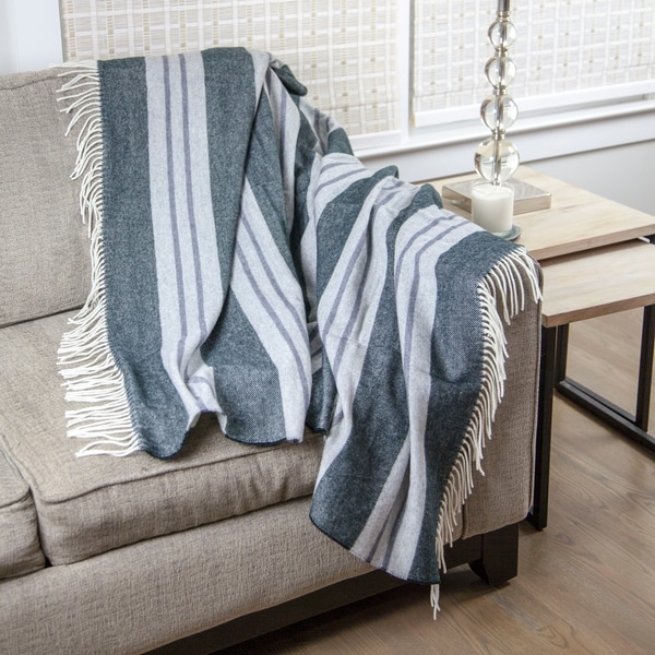 White fringe blanket hot sale