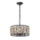 preview thumbnail 2 of 1, Rowsen 4-Light Antique Bronze Metal Chandelier