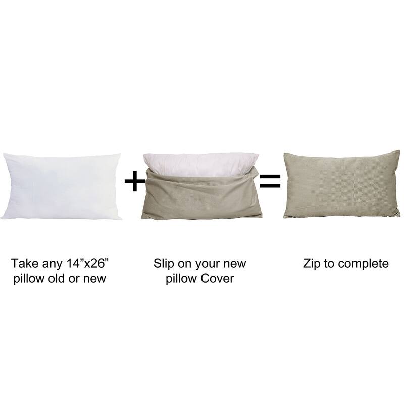 Serenta Miliken Plush Pillow Shell 2 Piece Set, NO INSERT