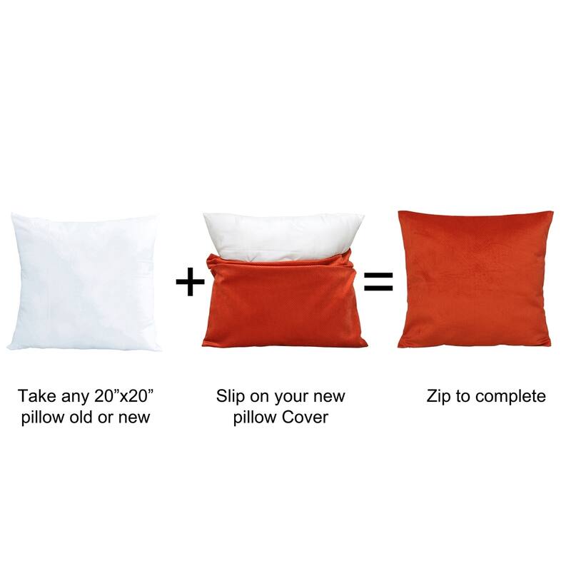 Serenta Miliken Plush Pillow Shell 2 Piece Set, NO INSERT