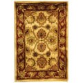 Safavieh Handmade Classic Jaipur Ivory/ Red Wool Rug - 2' x 3'