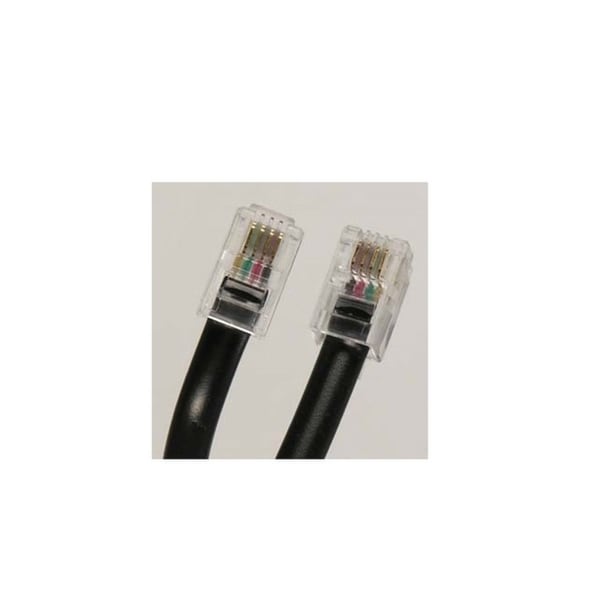 Fuji Labs Coiled Handset Cord, Black, RJ22 (4P4C). Opens flyout.
