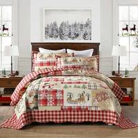 Christmas Quilt Bedspread Set