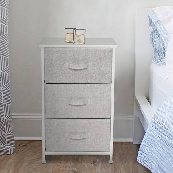 Shop Kinbor Fabric Dresser Drawer Chest Cabinet W Easy Full