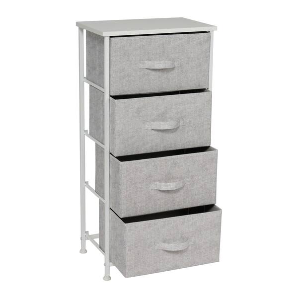 Shop Kinbor Fabric Dresser Drawer Chest Cabinet W Easy Full