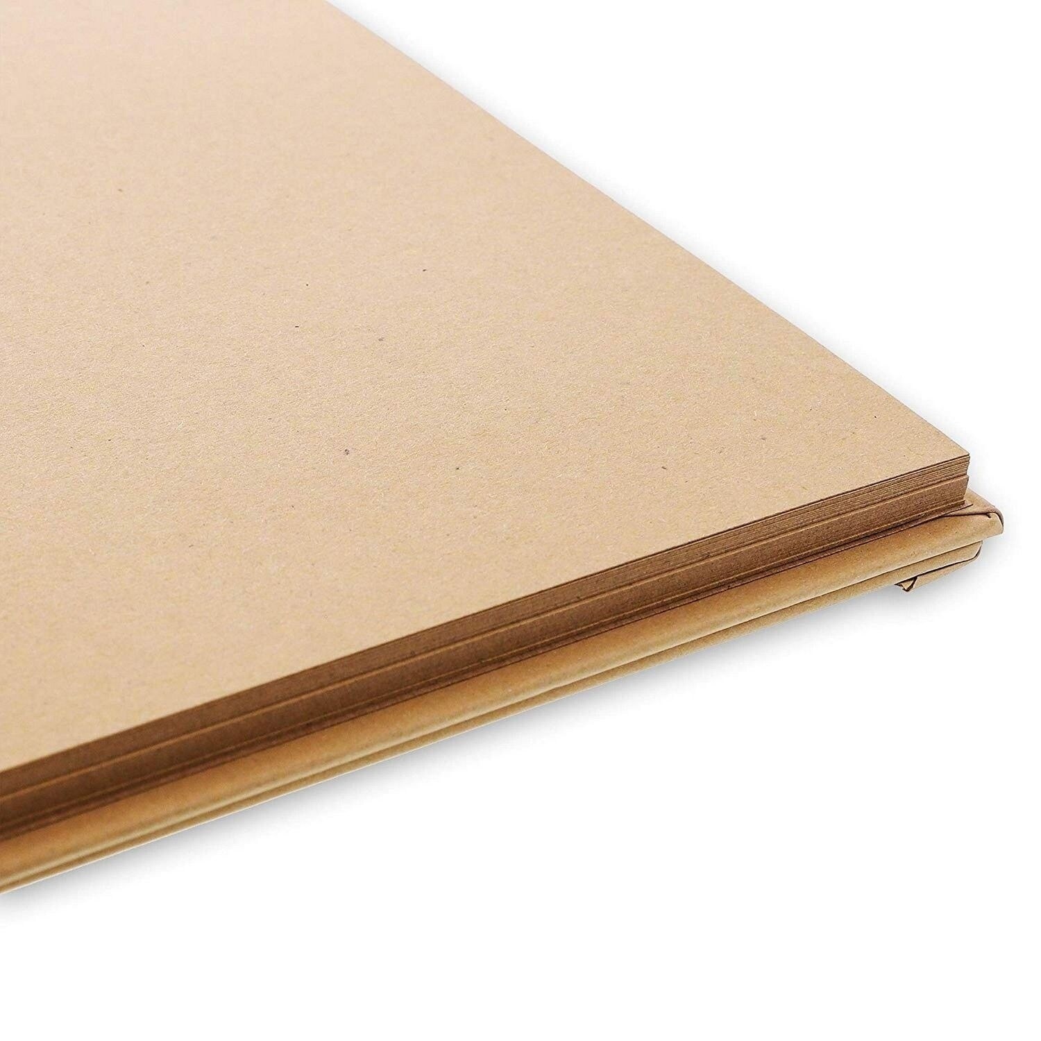12x12 Scrapbook Album Hardcover (Blank), Kraft Paper Material Spiral Bound  Sketchbook for Drawing, Writing, Arts and Crafts Projects, Home, Office,  School (40 Sheets Total)