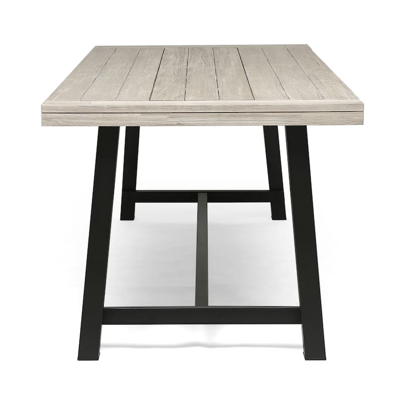 Lyons Outdoor Rustic 8-seater Dining Set by Christopher Knight Home