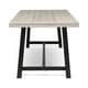 preview thumbnail 15 of 21, Lyons Outdoor Rustic 8-seater Dining Set by Christopher Knight Home
