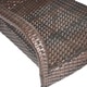 preview thumbnail 4 of 21, Lyons Outdoor Rustic 8-seater Dining Set by Christopher Knight Home
