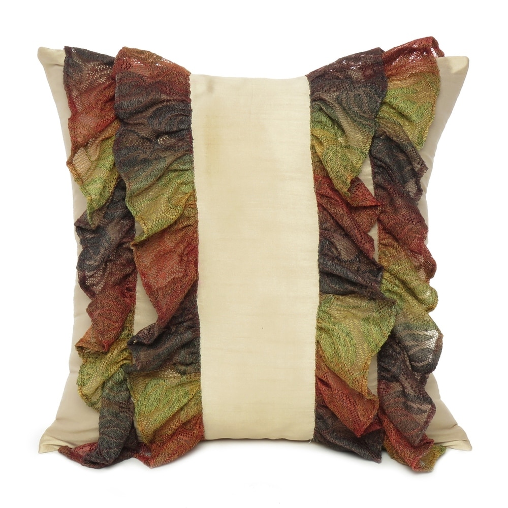 Handmade Solid Polydupion Pillow Cover Handmade Solid Polydupion Pillow Cover