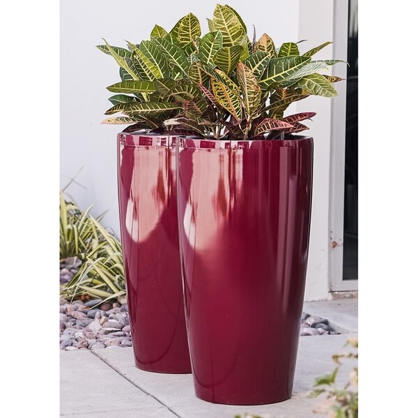 Shop Xbrand Nested Plastic Self Watering Tall Round