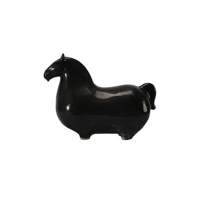 Artissance Trotter Horse, 9 Inch Tall, Black - 9 inch