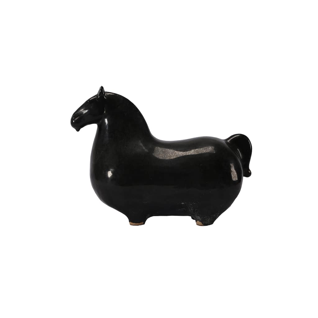 Artissance Trotter Horse, 9 Inch Tall, Black - 9 inch