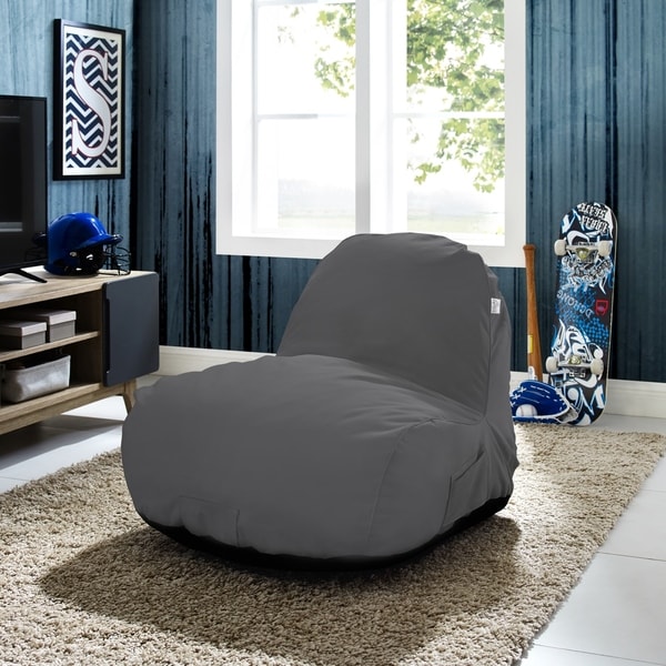 6-foot Soft White Fur Large Oval Microfiber Memory Foam Bean Bag Chair - On  Sale - Bed Bath & Beyond - 8502975