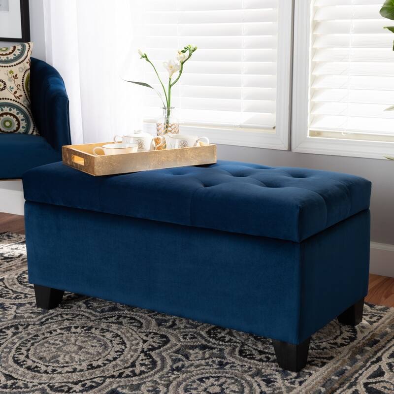 Copper Grove Wallersee Modern Upholstered Storage Ottoman