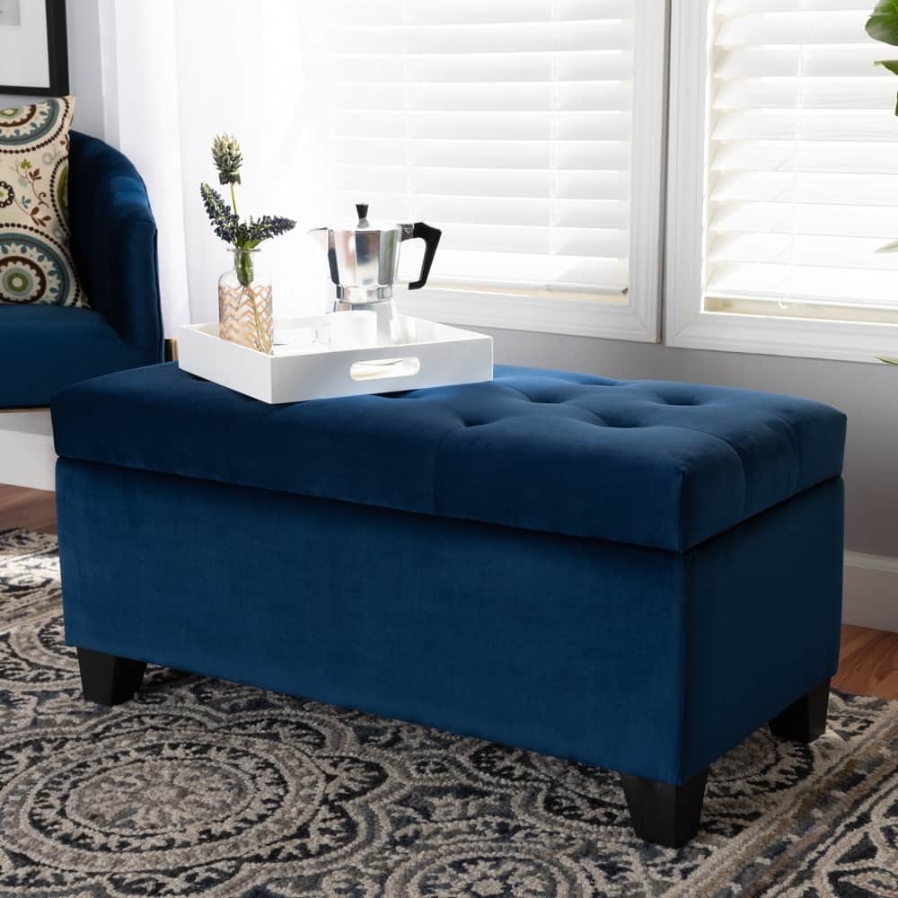 Copper Grove Wallersee Modern Upholstered Storage Ottoman