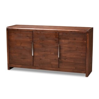 Baxton Studio Torres Modern and Contemporary Brown Oak Finished Sideboard Buffet