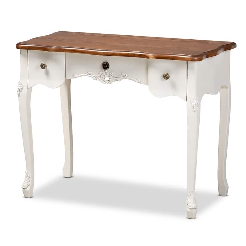 Sophie Classic Traditional French Country Console Table - N/A