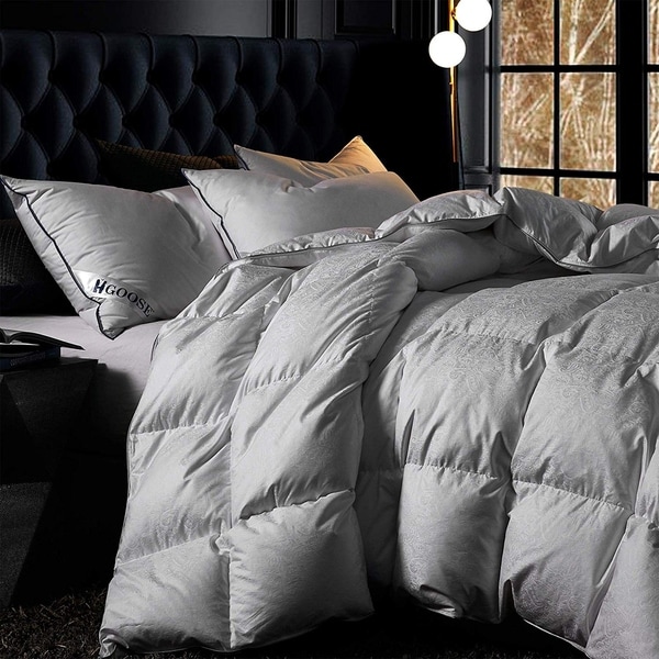 Grey goose outlet feather comforter