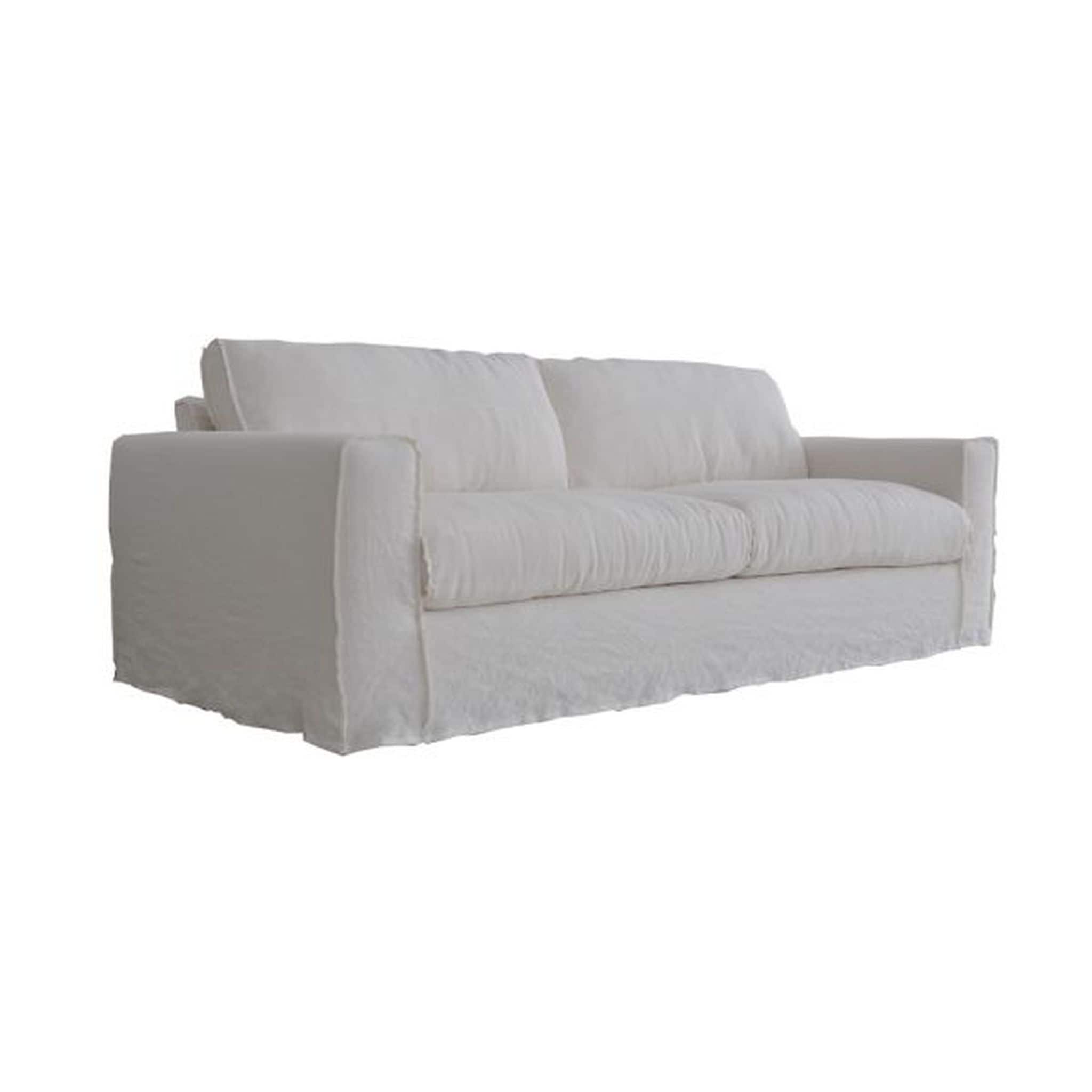 Lily S Living Peninsula Linen Slipcover For Sofa 91 Inch Linen Slipcover For Sofa