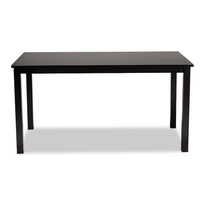 Eveline Modern and Contemporary Espresso Finished Wood Dining Table