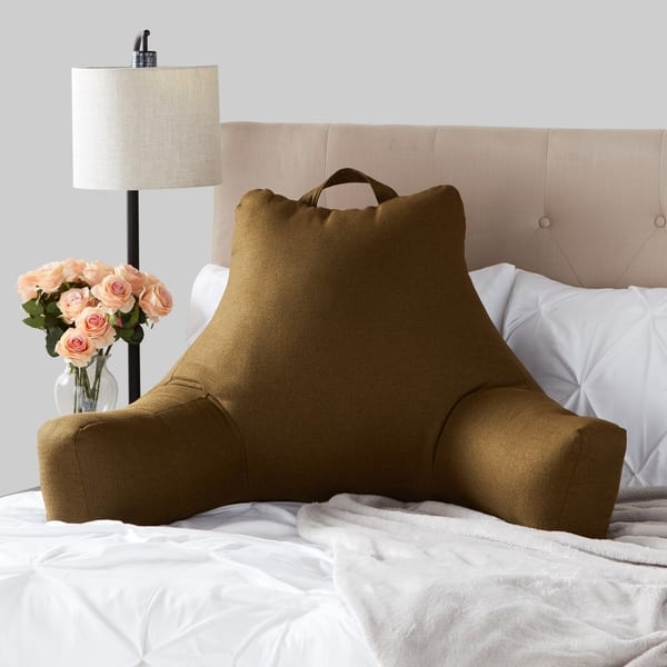 Greendale Home Fashions Jumbo Bed Rest Pillow On Sale Overstock 30116730