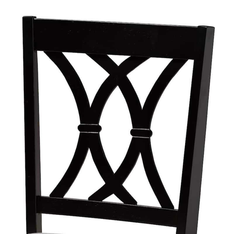 Reneau Modern and Contemporary Upholstered 2-Piece Dining Chair Set