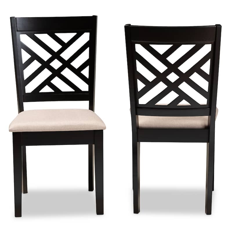 Copper Grove SinazongweModern Upholstered 2-piece Dining Chair Set - Beige