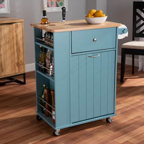 Buy Kitchen Cart, Blue Kitchen Carts Online at Overstock | Our Best