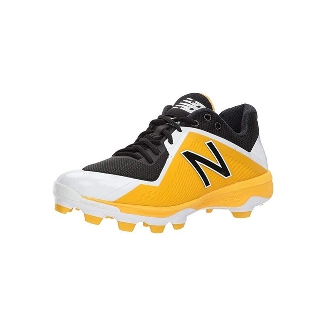 new balance black and yellow cleats
